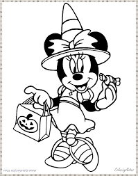 Printable halloween themed coloring pages of disney's mickey and minnie mouse, donald and daisy duck, goofy and pluto. 17 Cute And Funny Disney Halloween Coloring Pages Free Printable Coloring Pages For Kids Free Printable