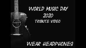 The world music day 2020 will still be celebrated on june 21. World Music Day 2020 Tribute Video To All Musicians Mr Beat Youtube