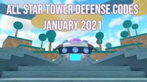 Here's a look at a list of all the currently available codes: Roblox All Star Tower Defense Codes January 2021 Youtube