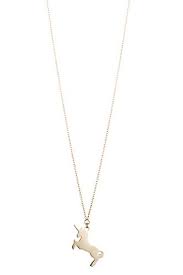 Rashida Jones Creates A Minimalist Dannijo Jewelry Collab Unicorn Unicorn Necklace Unicorn Jewelry Dannijo Jewelry
