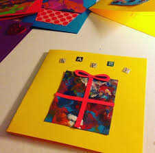 Birthday cards made by toddlers rainbow cake w construction paper glue a bit of glitter f birthday card craft grandpa birthday card grandma birthday card. Making Cards With Toddlers Creating Greeting Cards From Toddler Art