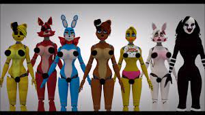 FNaF Sexy Models Exported by Junior3DGames - YouTube