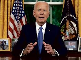 Time to pass the torch, Biden says