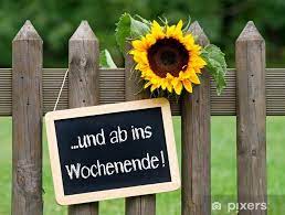 1 the grey bringt euch rein. Fototapete Und Ab Ins Wochenende Pixers Wir Leben Um Zu Verandern