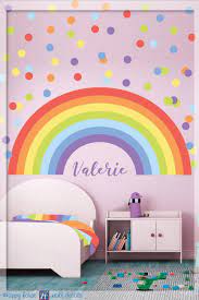 Pastel Rainbow Wall Decal Nursery Rainbow Wall Decor With Etsy Rainbow Wall Decal Nursery Wall Decals Rainbow Room Kids