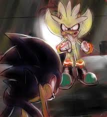 Super scourge is the super transformation of scourge the hedgehog. Silver The Hedgehog Photo Super Silver V S Dark Sonic Sonic Silver The Hedgehog Sonic And Shadow