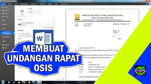 Silahkan kunjungi postingan contoh surat undangan rapat osis sma untuk membaca artikel selengkapnya. Cara Membuat Undangan Rapat Osis Resmi Youtube