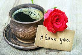 In this post we shared beautiful and lovely rose images to wish a good morning. Good Morning A Cup Of Coffee And A Red Rose On A Wooden Table Stock Photo Picture And Royalty Free Image Image 102017839