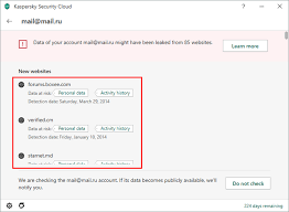 About The Account Check Feature In Kaspersky Security Cloud 20