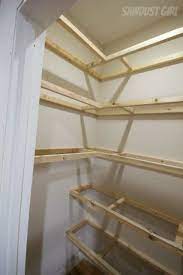 How To Build Corner Floating Shelves Sawdust Girl Closet Remodel Pantry Shelving Build Floating Shelves