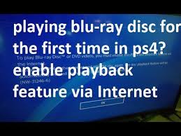 Manually insert a game disk into the slot as far as it will go. To Play Blu Ray Disc In Ps4 Enable Disc Playback Feature Via Internet Nw 31246 6 Youtube