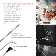 Traeger pro series 22 pellet grill : Buy Replacement For Traeger Meat Probe Set Compatible With Traeger Wood Pellet Grills And Smoker High Temperature Meat Digital Thermostat Probes Equipped With Stainless Steel Grill Holder Kit 2 Pack Online In Indonesia
