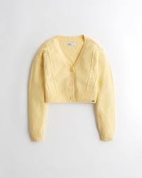 Top marken günstige preise große auswahl Madchen Kurzer Pointelle Cardigan Madchen Sale Hollisterco Com