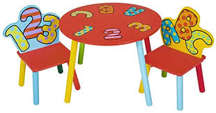 Juego de mesa que artista dibujar moldear actuar bontus 108. Amazon Com Juego De Mesa Y Sillas Para Ninos Diseno De Dibujos Animados De Madera Maciza Mesa De Estudio Mesa Y Silla Furniture Decor