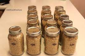 How to store rice long term in mason jars. Long Term Food Storage In Mason Jars Rice Life Should Cost Less