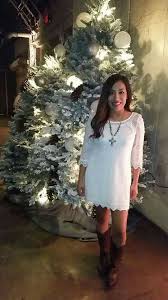 Western Birthday Party Dresses For Adults Country Theme Christmas Party Little White Lace Dress With Cowboy Boots Casual Christmas Party Outfit Christmas Party Outfits Work Christmas Party Dress