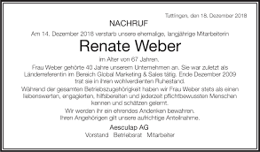 Renate weber on wn network delivers the latest videos and editable pages for news & events, including entertainment, music, sports, science and more, sign up and share your playlists. Traueranzeigen Von Renate Weber Schwaebische De Trauerportal