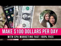 10 How To Make 100 Dollars Per Day With Cpa Marketing Youtube In 2020 Cpa Marketing 100 Dollar Cpa