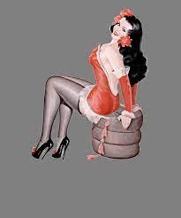 Pin up hairstyles, first and foremost, the epitome of vintage, have a certain je ne sais quoi about it's also very much pin up girl gone on holiday. Retro Pin Up Girls Brunette Black Hair Lady In Red Bachelor Party Pinup Girl Digital Art By Stacy Mccafferty
