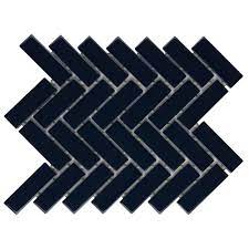 Maybe you would like to learn more about one of these? Daltile Restore Navy Herringbone 9 In X 12 In X 6 Mm Glazed Ceramic Mosaic Tile 0 60 Sq Ft Each K18913herms1p2 The Home Depot