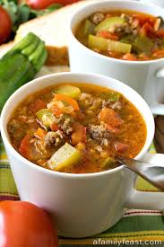 This Zucchini Tomato Italian Sausage Soup Is A Delicious Way To Use Up A Plethora Of Fresh Garden Vegetables Italian Sausage Soup Recipes Soup Recipes