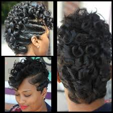 Pin curling started in the 1920s, and this hairstyle was a very popular look for women throughout the '20s and '30s. Waves And Pin Curls By Kiastylez Hair Breakage Treatment Natural Hair Styles Hair Waves