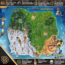 Cambios en el mapa de fortnite en la temporada 7 iceberg pico polar. Fortnite Season 7 Week 6 Challenges List Cheat Sheet Locations Solutions Mundotrucos