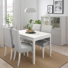 Ikea Ekedalen Henriksdal Table Et 4 Chaises Blanc Orrsta Gris White Dining Table Small Table And Chairs Dining Room Small