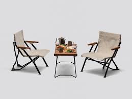 It's also lightweight (just five pounds) and, despite its petite frame, is surprisingly sturdy. Luxury Low Beach Chair Ivory Grey Snow Peak London Limited