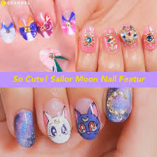 C Channel So Cute Sailor Moon Nail Feature Facebook Sailor moon pensábais que me iba a saltar el nail art de esta semana siendo de mi anime favorito de pequeña? so cute sailor moon nail feature facebook