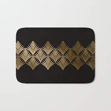 Check spelling or type a new query. Buy Reims France Luxueux Black And Gold Art Deco Bath Mat By Dec02 Worldwide Shipping Available At Society6 Com Just O Gold Art Deco Gold Art Bathroom Rugs