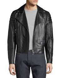 Valentino Men S Leather Biker Jacket Valentino Cloth