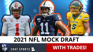 Trevor lawrence, the clemson quarterback, was picked by the jacksonville jaguars to open the first round. 2021 Nfl Mock Draft With Trades Teams Trade Up For Justin Fields Trey Lance Youtube