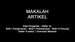 Maybe you would like to learn more about one of these? Makalah Artikel Doc Pdf Download Contoh Makalah Lengkap