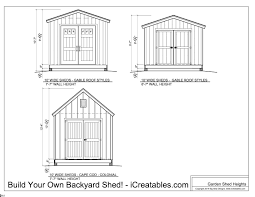 Garden shed heute bestellen, versandkostenfrei. Shed Plans Heights Find Out How Tall Your Shed Will Be