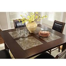 Granita 54 Wooden Counter Height Dining Table W Granite Inlays Granite Table 7 Piece Dining Set Dinning Room Furniture