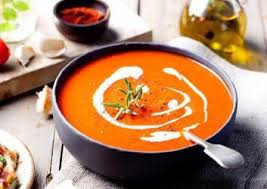 Tomatencremesuppe Zutaten Fur 1 Portion 1 Dose Tomaten Stuckig 1 Zwiebel 1 Knoblauchzehe Etwas Rosm Tomatencremesuppe Paprika Suppe Tomatencremesuppe Rezept