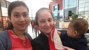 Glasgow security guard reunited with baby she helped deliver