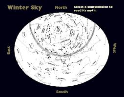 winter star charts find the winter constellations and read