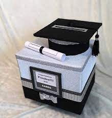 Graduation Cap 2021 Card Box Party Decoration Personalized 100 Handmade Holds 200 In 2021 Graduation Party Card Box Graduation Card Boxes Graduation Gift Card Box