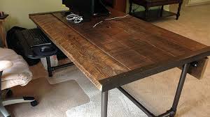 Diy desk with concrete desktop and wood legs. Ultimate Guide To Building A Diy Desk Simplified Building