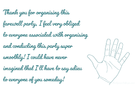 Warm regards, nic & broth. Farewell Party Thank You Messages And Quotes