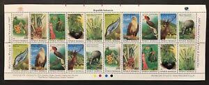 It is also home to asian elephants, wild pigs, deer, gibbons, proboscis monkeys and other primates, and the smallest of the bears, the sun bear. Indonesia Flora Fauna Full Sheet Stamps 1997 Mnh Wild Animals Birds Plants Ebay