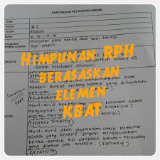 Rph pendidikan islam tahun 5. Himpunan Rph Berasaskan Elemen Kbat Sisc Perlis