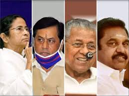 Election results can be viewed on the elections results 2021 page. Assembly Elections 2021 4 States 1 Ut 18 Crore Voters The Race Begins India News Times Of India