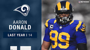 A collection of the top 36 aaron donald wallpapers and backgrounds available for download for free. Los Angeles Rams Dt Aaron Donald 15 In Nfl Top 100 Turf Show Times