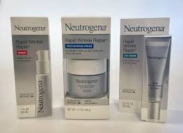 3 Neutrogena Rapid Wrinkle Repair Items Serum Eye Regenerating Creams X2019 Neutrogena Wrinkle Repair Repair Cream Skin Repair