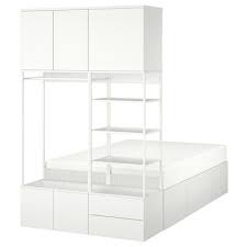 Platsa Bettgestell Mit 4 Schubladen Weiss Fonnes Hol Dir Dein Lieblingsstuck Ikea Deutschland Bettgestell Bett Ideen Bett Lagerung