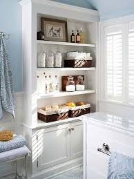 Some bathrooms have weird shallow spaces, which you can use to install a shelving nook. 15 Exquisite Bathrooms That Make Use Of Open Storage