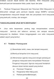 Semak format penulisan yang terbaik tahun 2021. Kp Mampu Bil 6 2014 Panduan Pengurusan Mesy Penulisan Minit Mesy Pdf Document